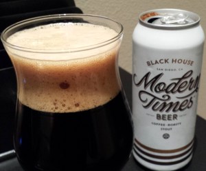 One of the Scotsman's favorite beers these days. The Black House Coffee Stout from Modern Times!